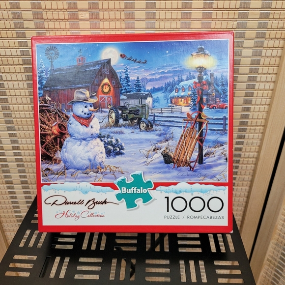 Buffalo Games Darrell Bush Country Christmas 1000 Piece Jigsaw Puzzle - Picture 1 of 5